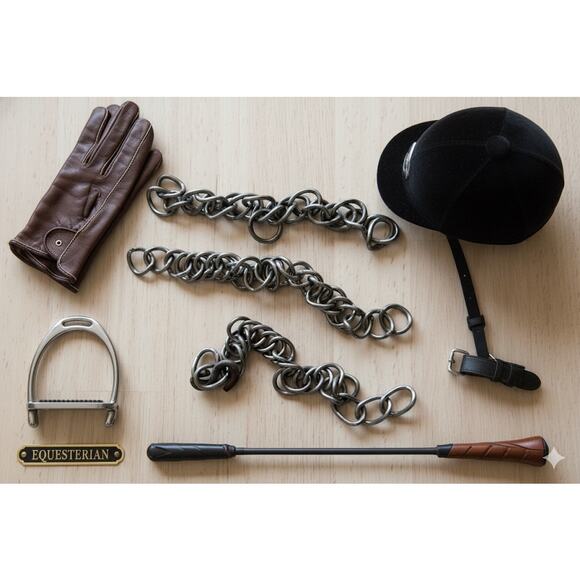 Three English Curb Chains (Horse) - Picture 1 of 1